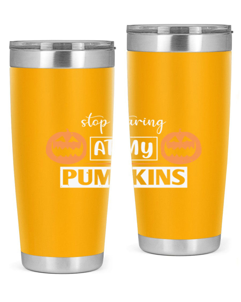 stop staring at my pumpkins 131#- halloween- Tumbler