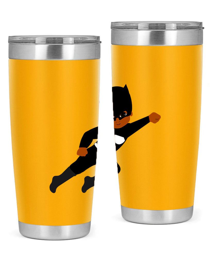 super kid 12#- black men - boys- tumbler