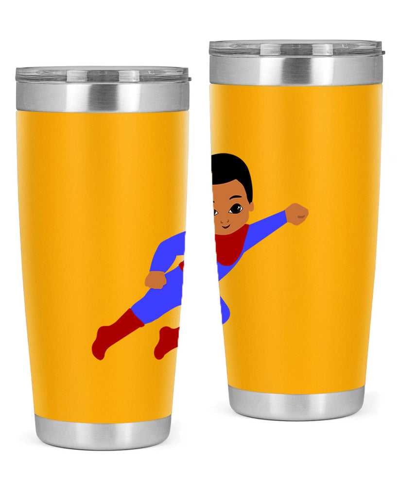 super kid 14#- black men - boys- tumbler
