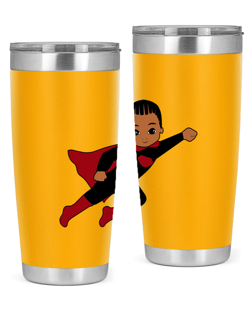 super kid 16#- black men - boys- tumbler