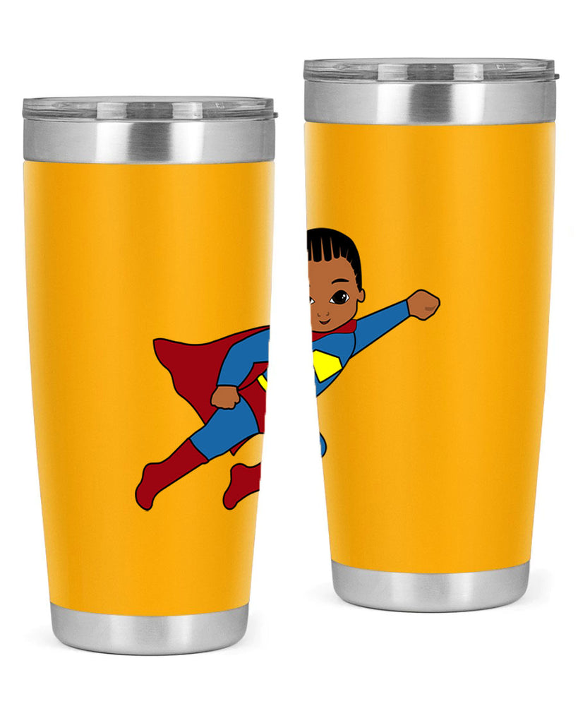 super kid 1#- black men - boys- tumbler