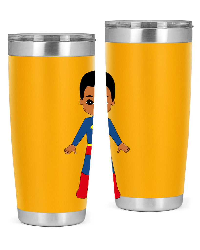 super kid 2#- black men - boys- tumbler