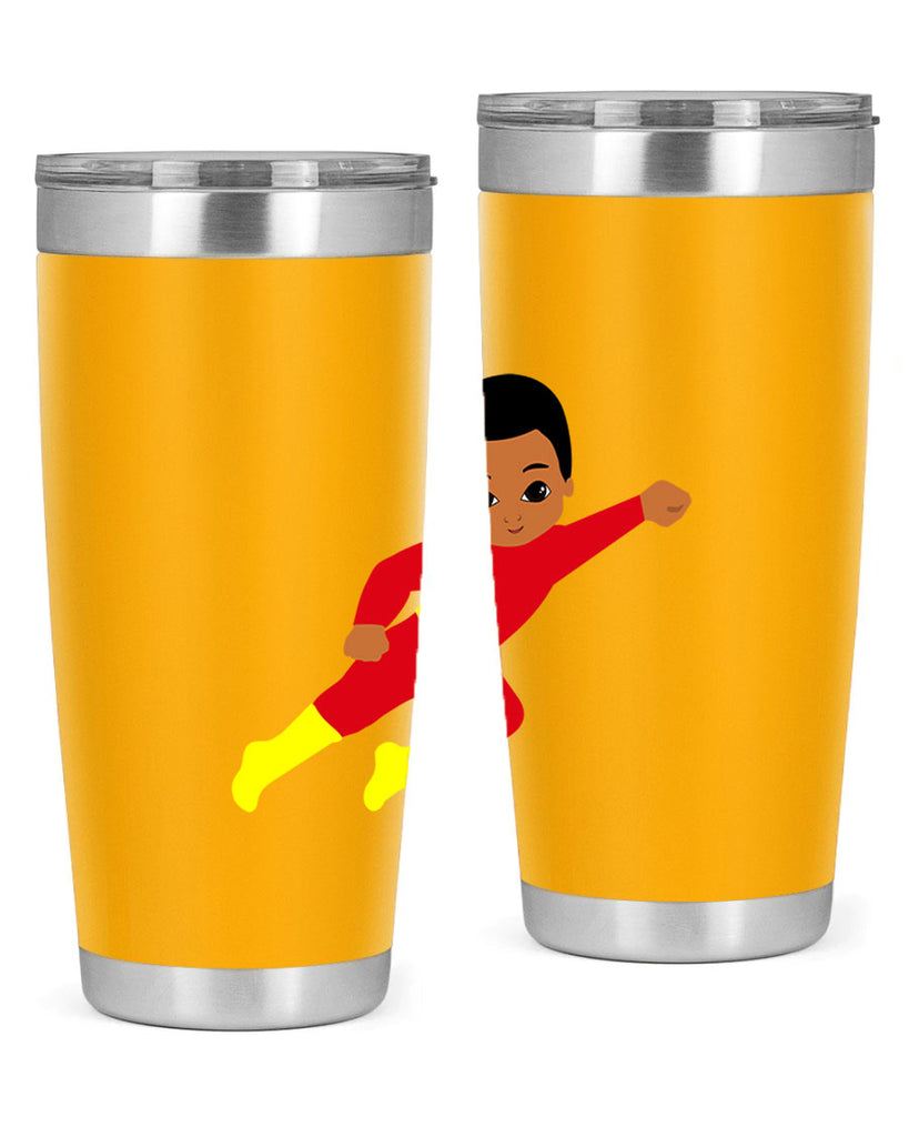 super kid 4#- black men - boys- tumbler