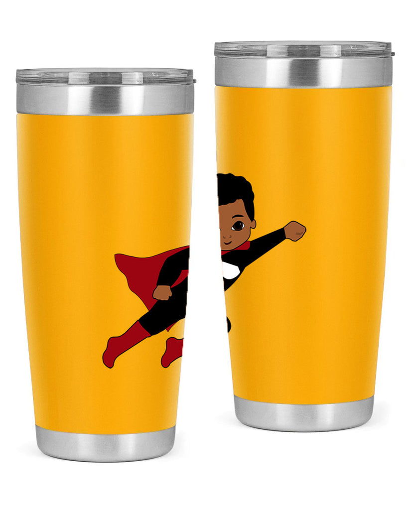 super kid 5#- black men - boys- tumbler