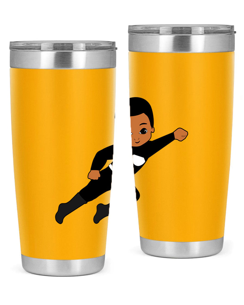 super kid 7#- black men - boys- tumbler