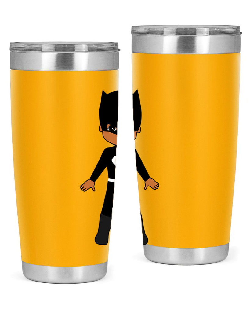 super kid 8#- black men - boys- tumbler