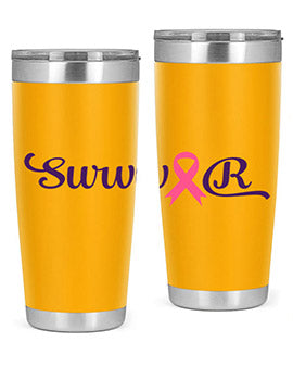 survivor Style 3#- breast cancer- Tumbler