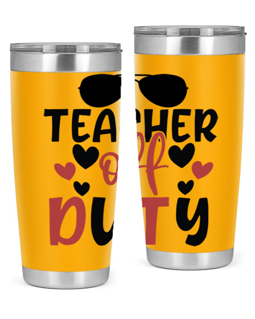 teacher off duty Style 205#- teacher- tumbler
