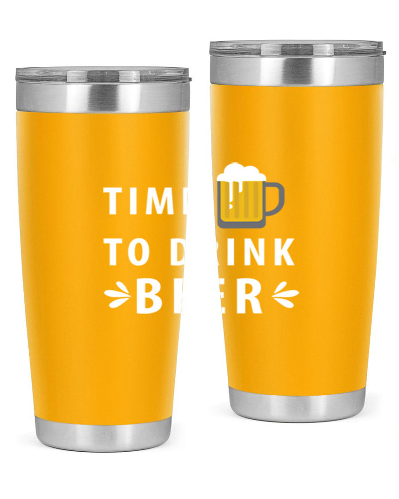 time to drink 7#- beer- Tumbler