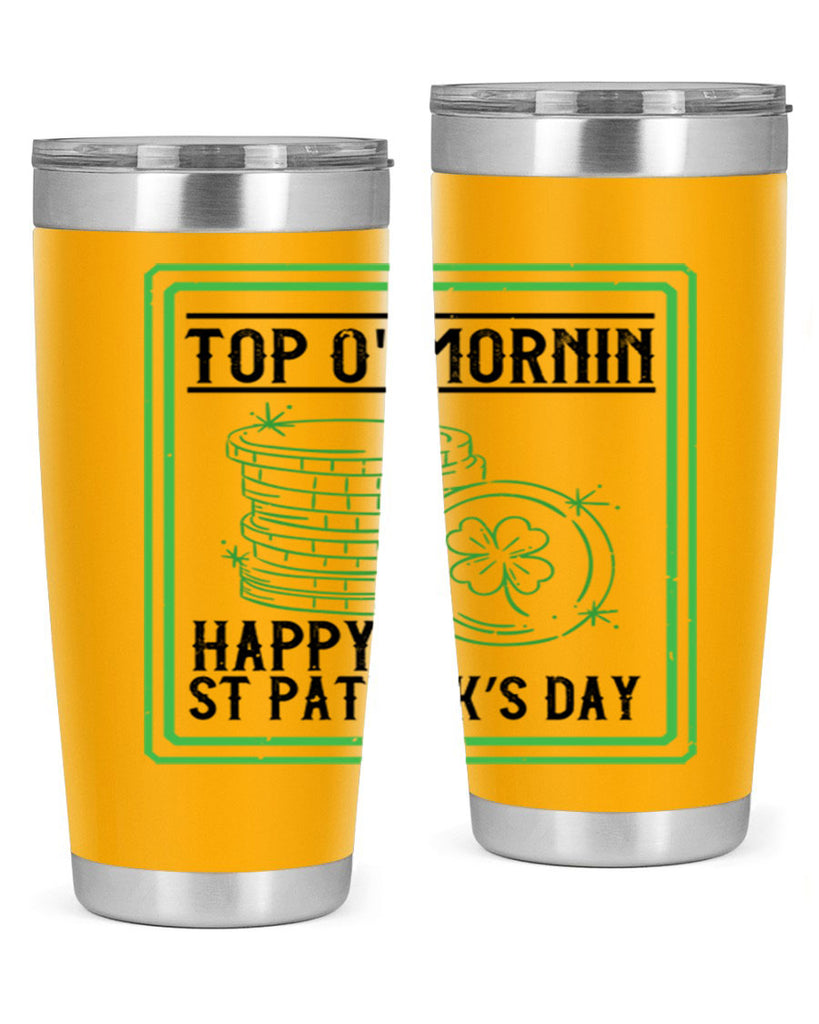 top o mornin happy st patrick’s day Style 8#- St Patricks Day- Tumbler