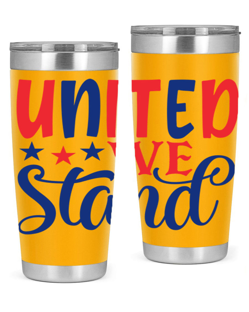 united we stand Style 75#- Fourt Of July- Tumbler