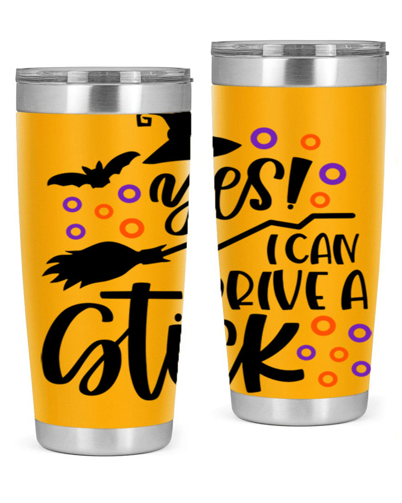 yes i can drive a stick 3#- halloween- Tumbler