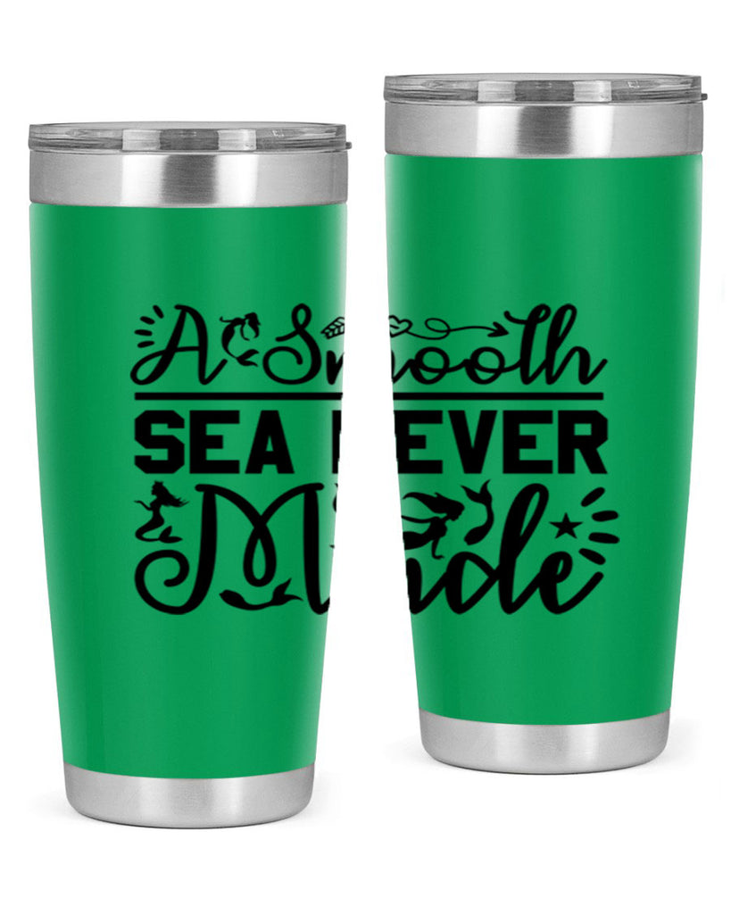 A Smooth Sea Never Made 11#- mermaid- Tumbler