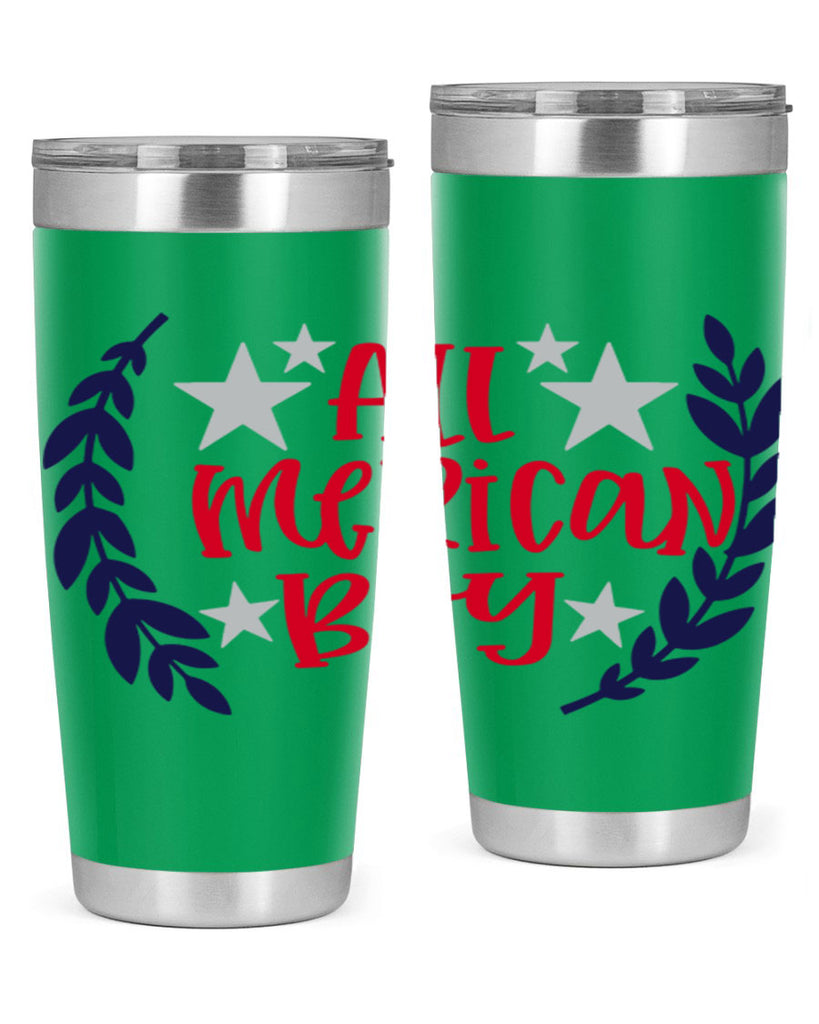 All Merican Boy Style 143#- Fourt Of July- Tumbler