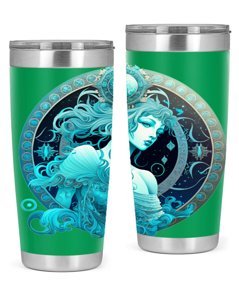Aquarius 63#- zodiac- Tumbler