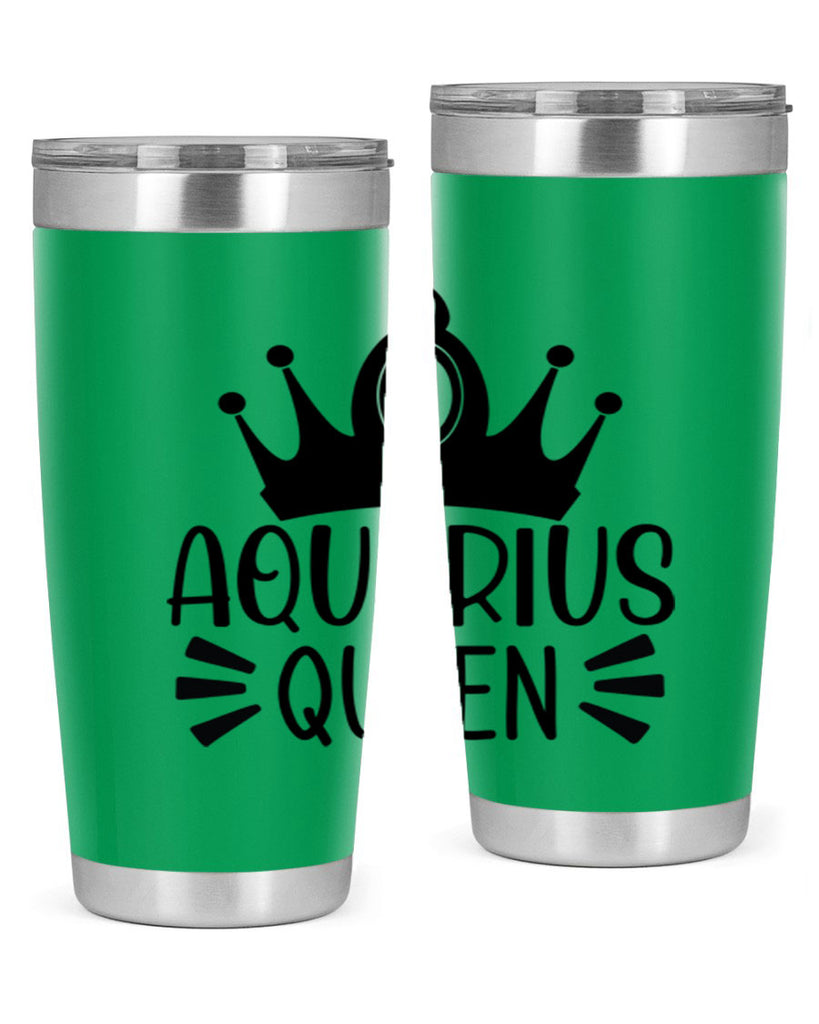 Aquarius queen 73#- zodiac- Tumbler
