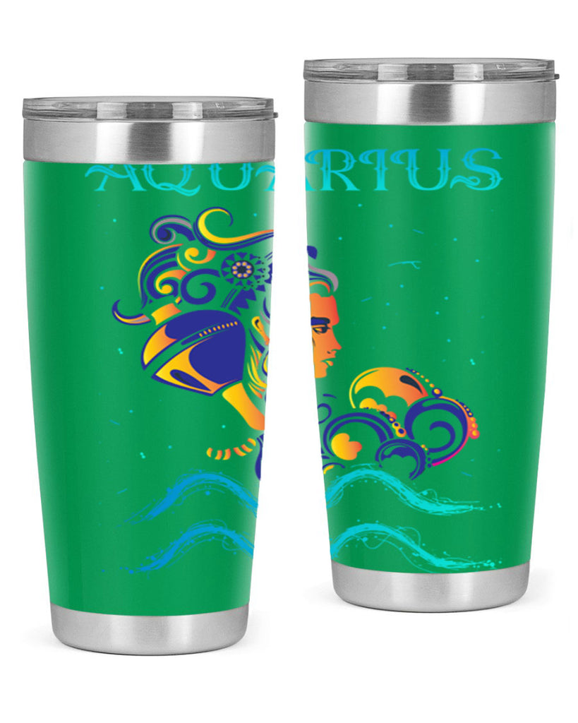 AquariusZodiac 76#- zodiac- Tumbler