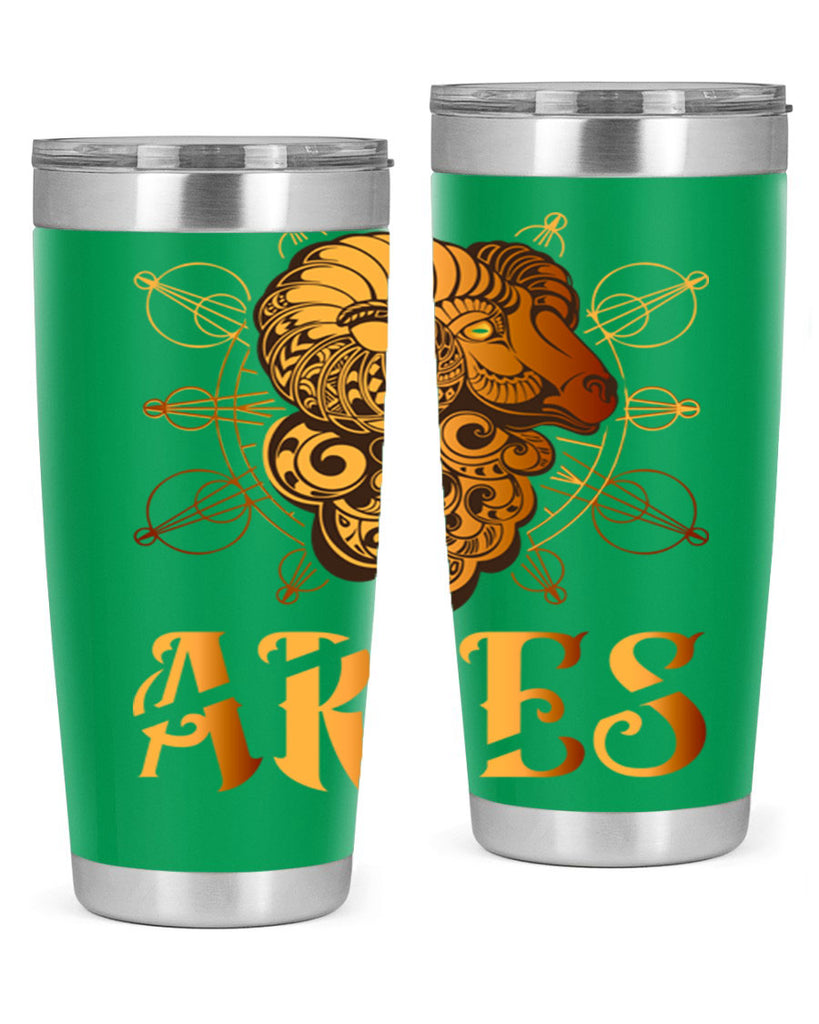 Aries 121#- zodiac- Tumbler