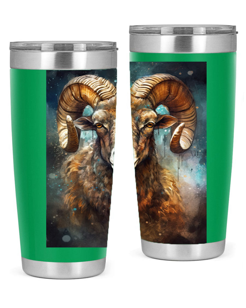 Aries 54#- zodiac- Tumbler