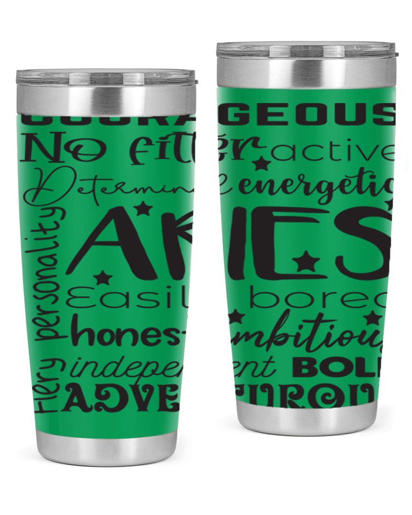 Aries 564#- zodiac- Tumbler