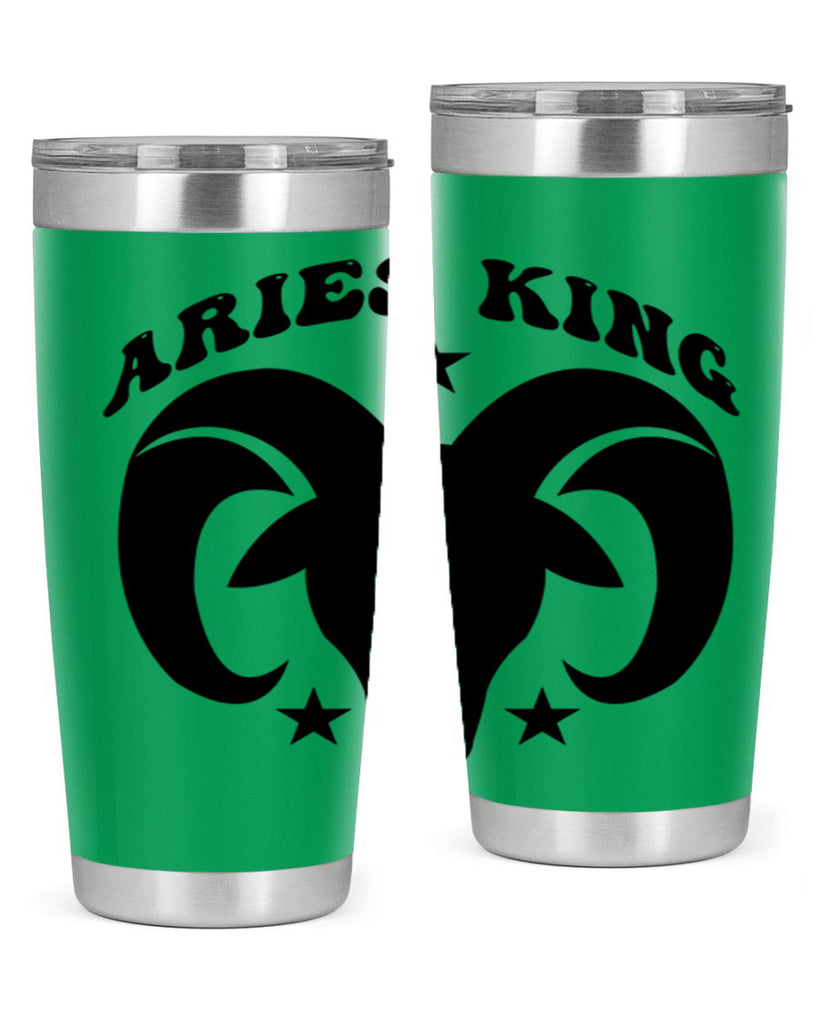 Aries king 110#- zodiac- Tumbler