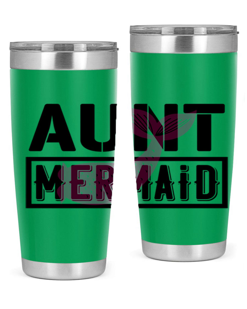 Aunt mermaid 17#- mermaid- Tumbler