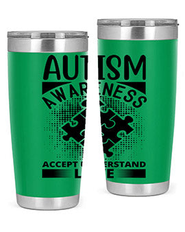 Autism awareness Style 43#- autism- Tumbler