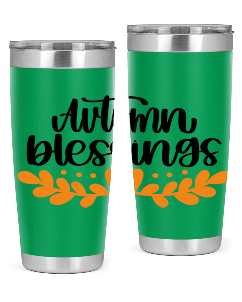 Autumn Blessings 472#- fall- Tumbler