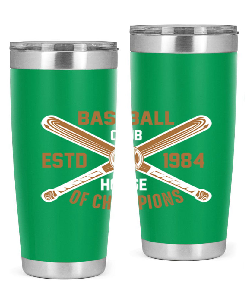Baseball 1443#- baseball- Tumbler
