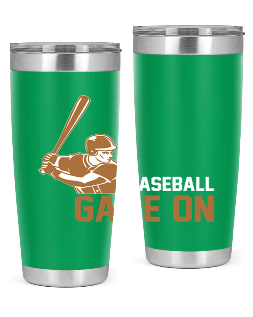 Baseball game 1446#- baseball- Tumbler