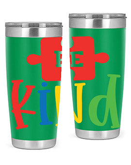 Be Kind Style 9#- autism- Tumbler