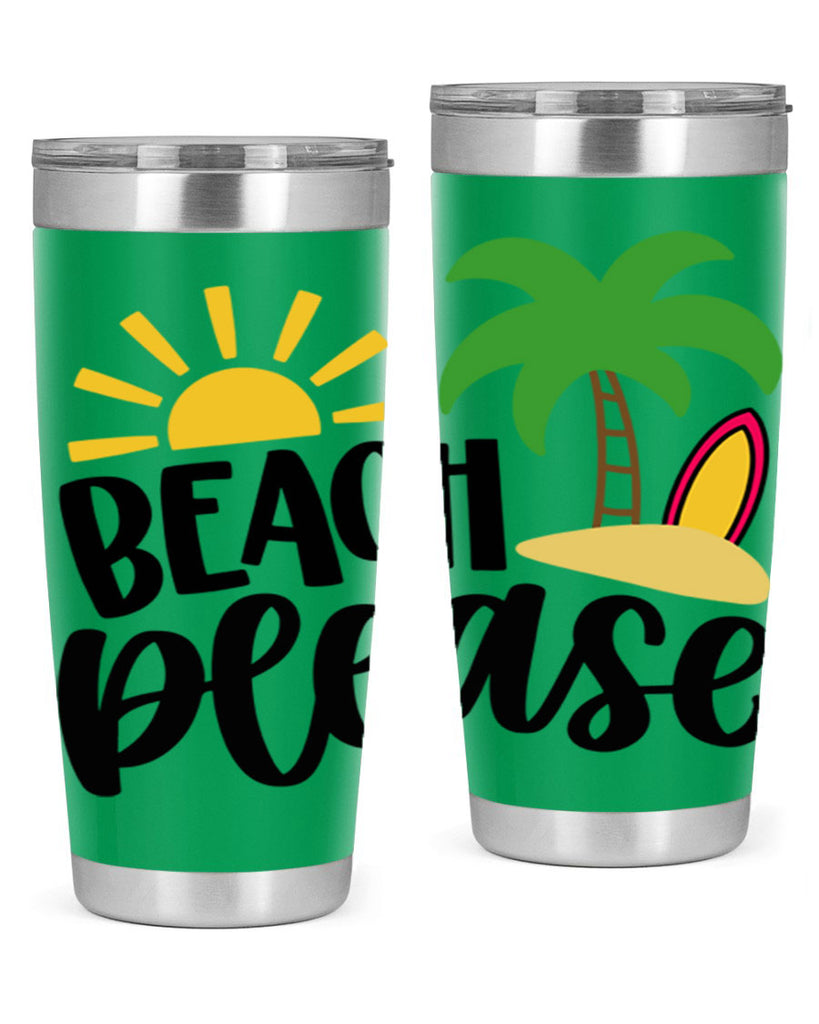 Beach Please Style 51#- summer- Tumbler
