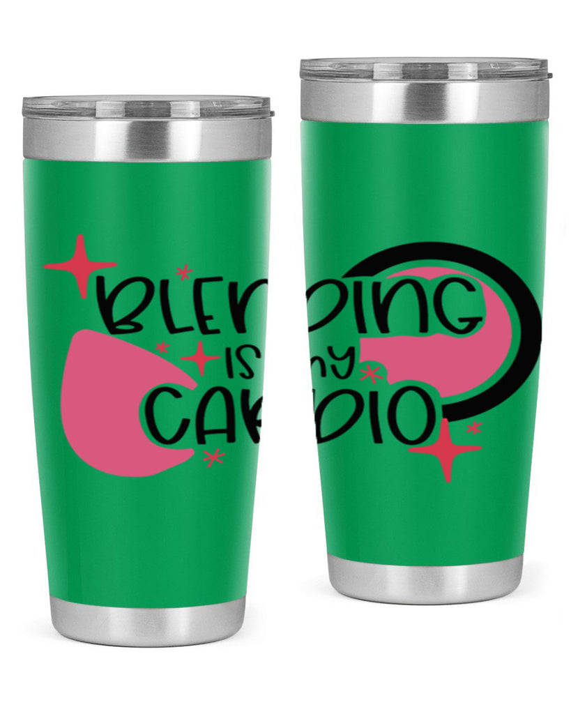 Blending Is My Cardio Style 128#- make up- Tumbler