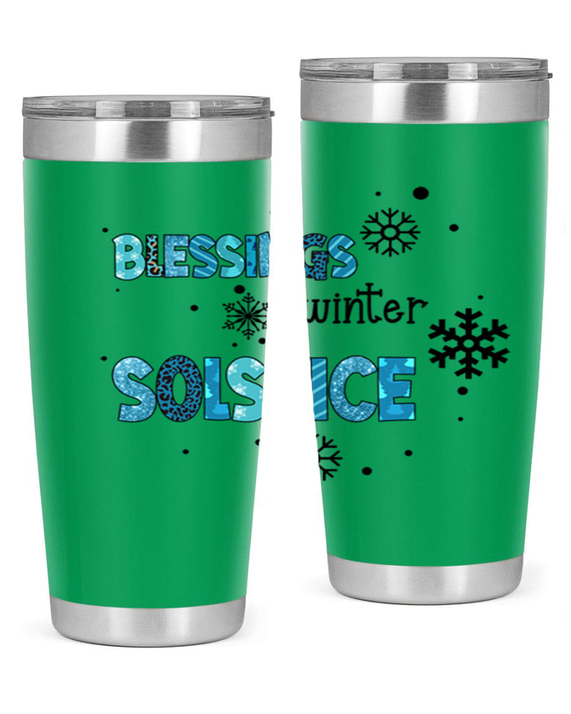 Blessings winter solstice 25#- winter- Tumbler