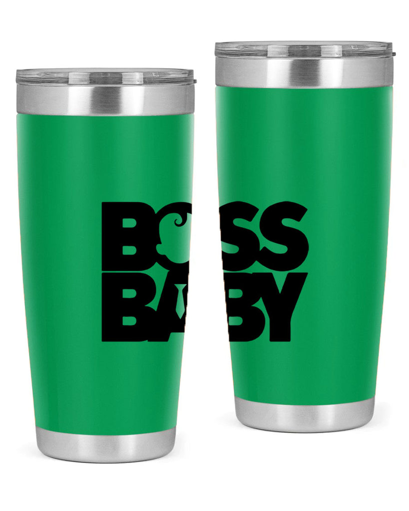 Boss Baby On Board 1#- black words phrases- Cotton Tank
