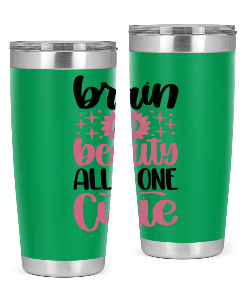 Brain And Beauty All In One Style 126#- make up- Tumbler