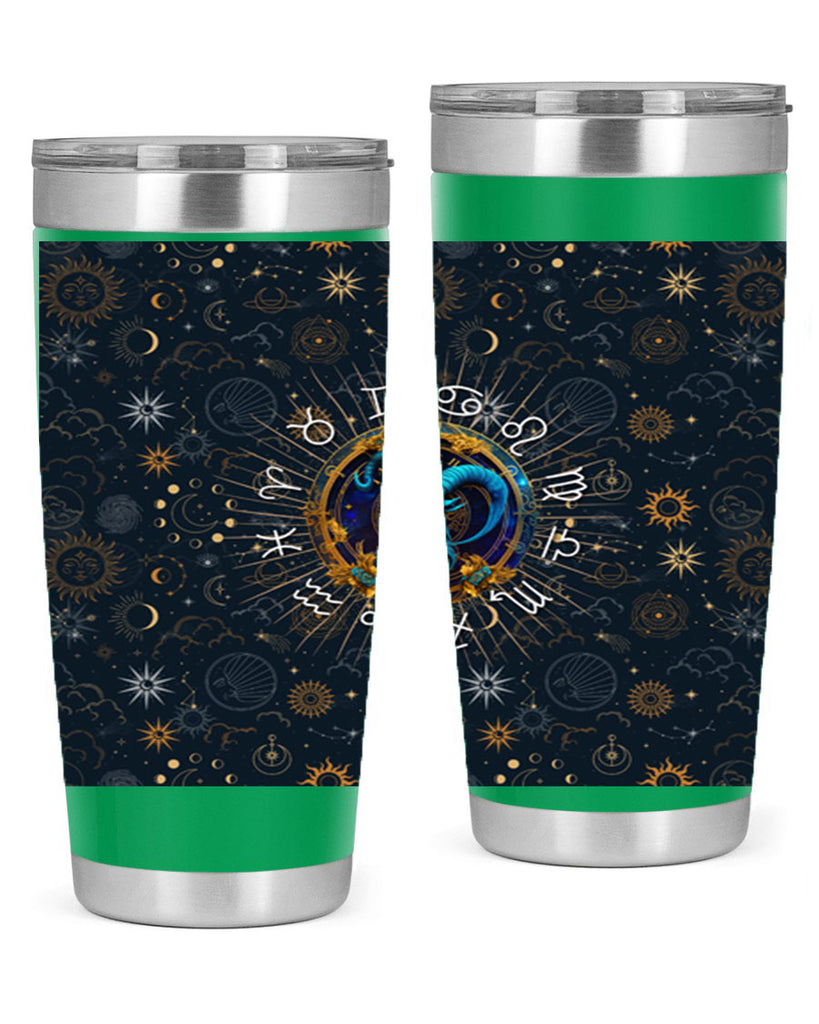 Capricorn Straight 184#- zodiac- Tumbler