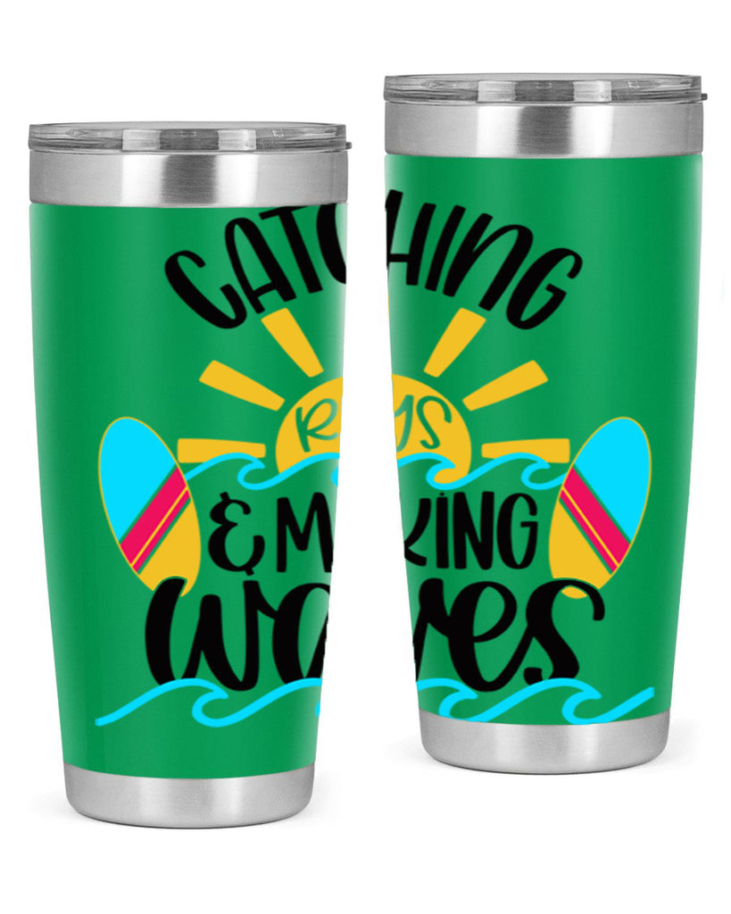 Catching Rays Making Waves Style 49#- summer- Tumbler