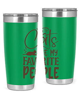Cats Are My Favorite People Style 7#- cat- Tumbler