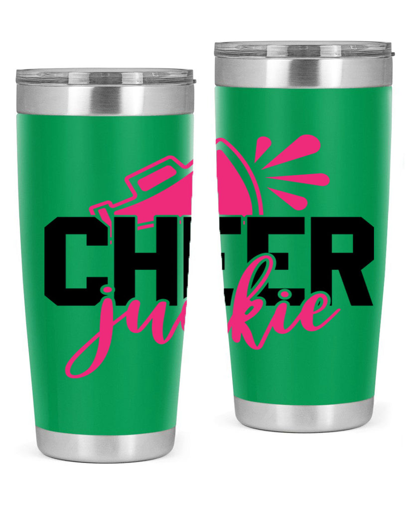 Cheer junkie 1390#- cheer- Tumbler