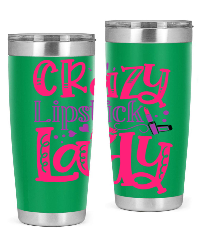 Crazy Lipstick Lady Style 241#- make up- Tumbler