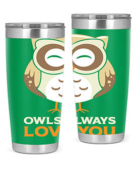 Cute Owl Always Love You A TurtleRabbit 3#- owl- Tumblers