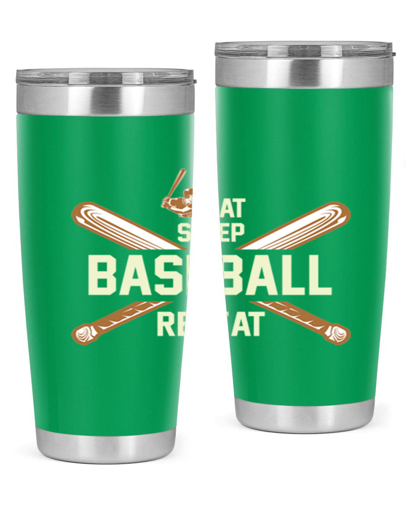 Eat 1285#- baseball- Tumbler