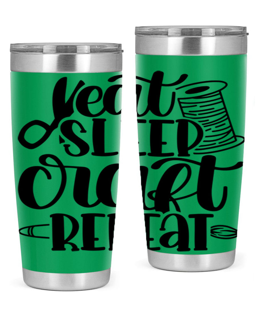 Eat Sleep Craft Repeat 29#- crafting- Tumbler