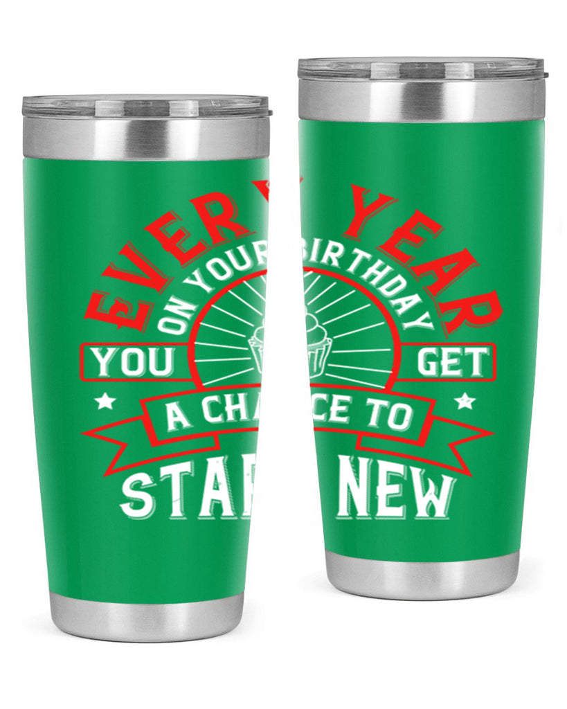 Every year on your birthday you get a chance to start new Style 86#- birthday- tumbler