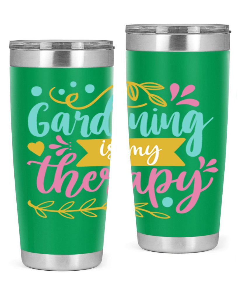 Gardening is my therapy Style 66#- summer- Tumbler