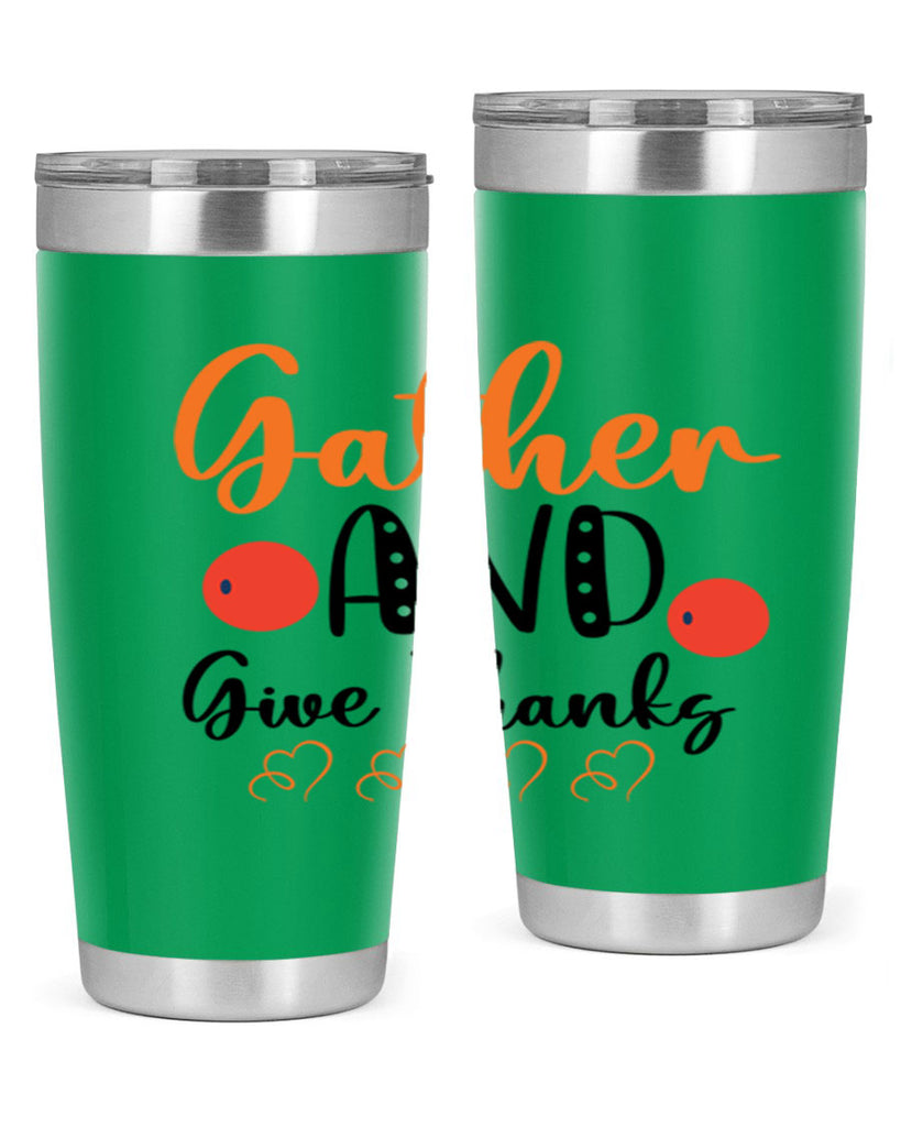 Gather And Give Thanks 188#- fall- Tumbler