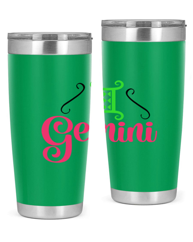 Gemini 224#- zodiac- Tumbler
