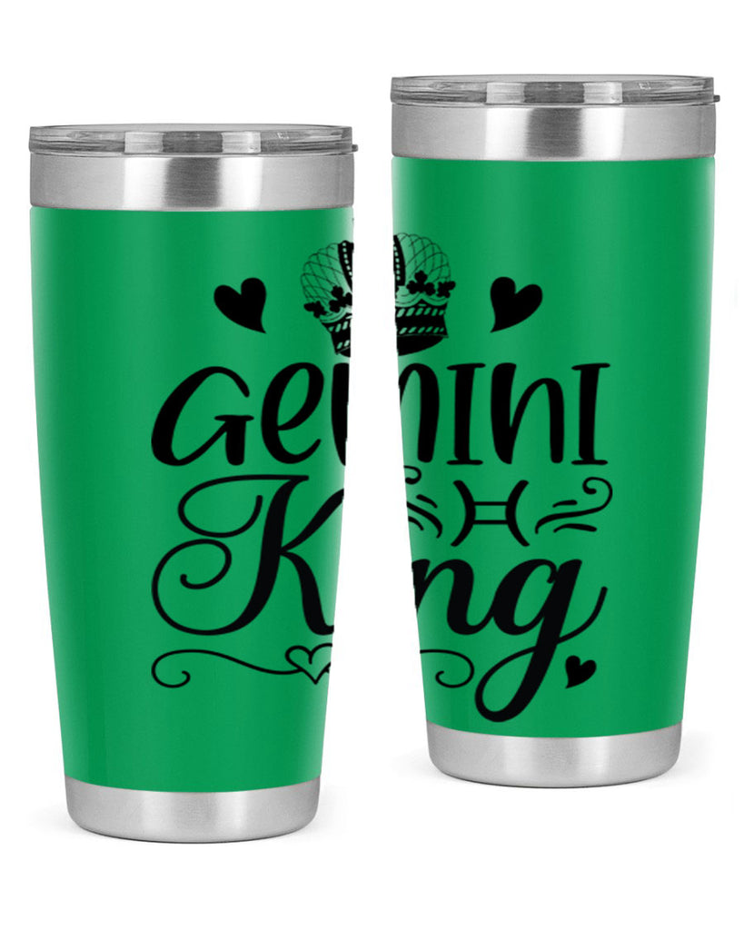 Gemini king 228#- zodiac- Tumbler