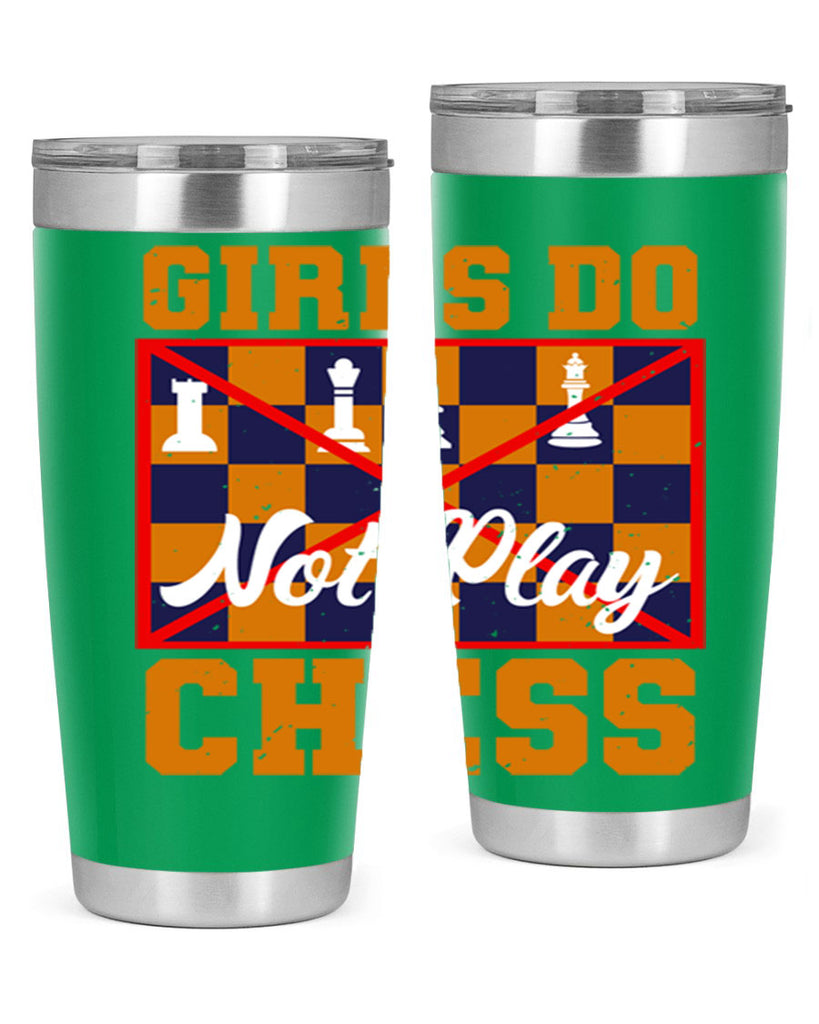 Girls do not play chess 49#- chess- Tumbler